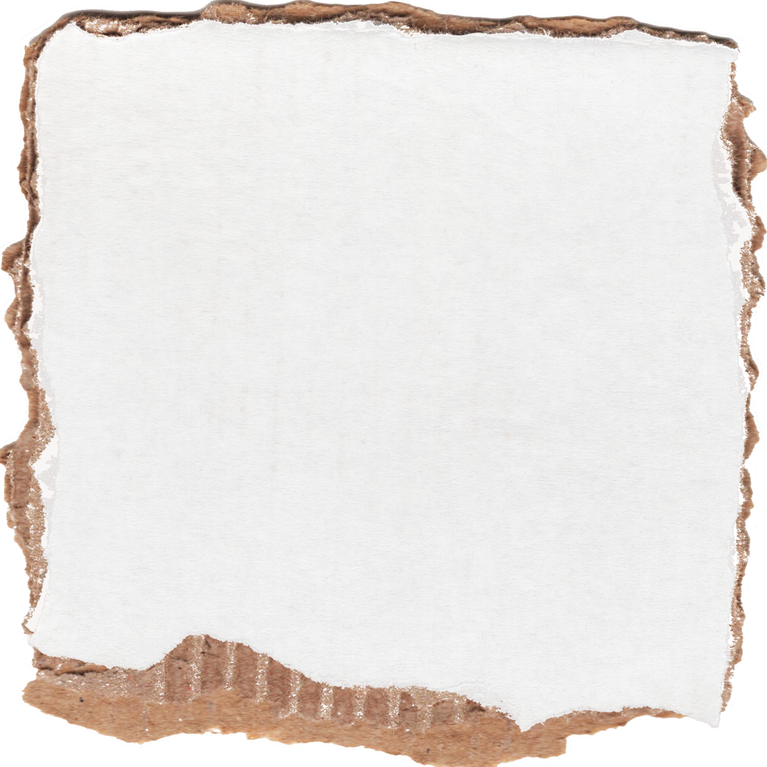 Scrapbook Cutout White Cardboard Paper